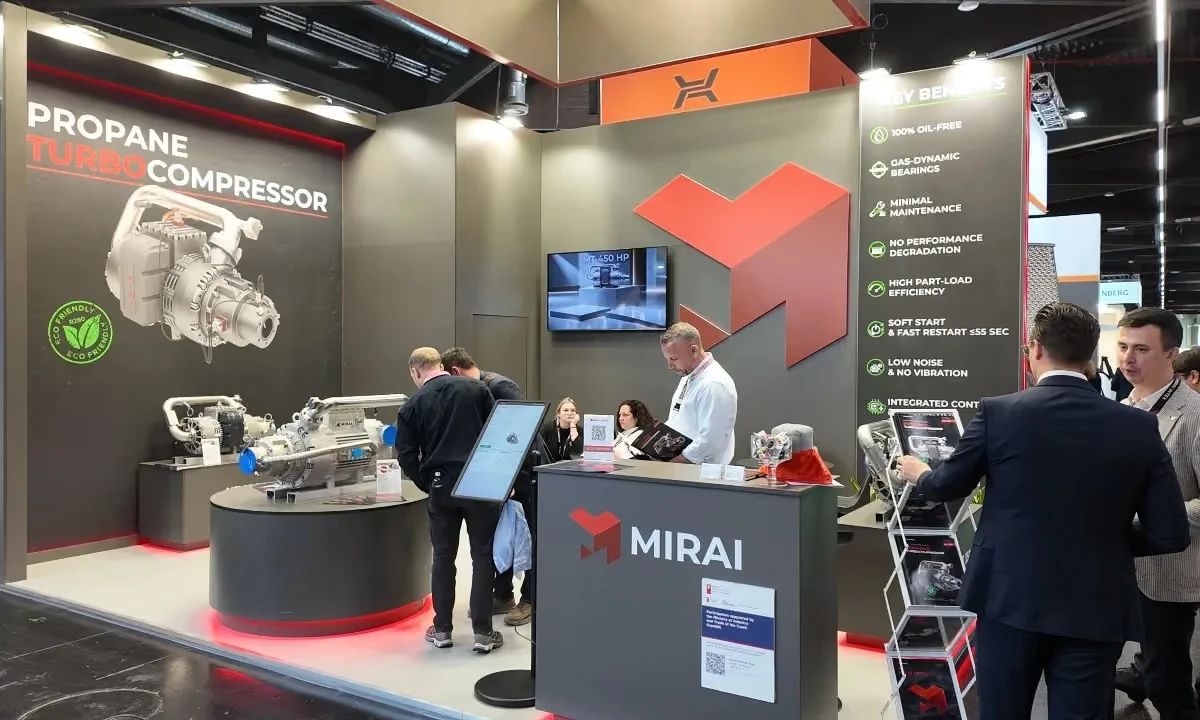 Mirai Intex представил турбокомпрессоры на R290 для тепловых насосов и чиллеров
