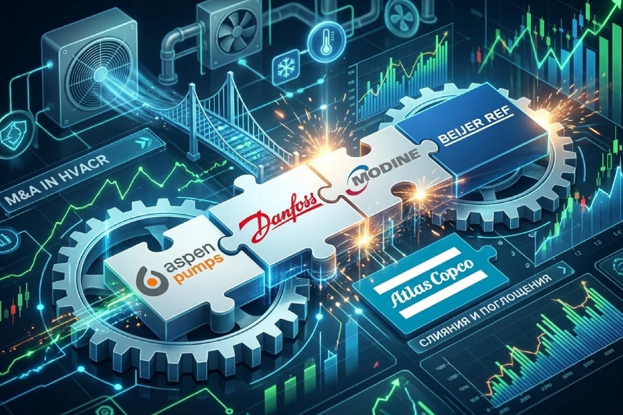 Danfoss, Modine, Beijer Ref, Atlas Copco, Frigoveneta: как осенние сделки изменили ситуацию на рынке HVACR