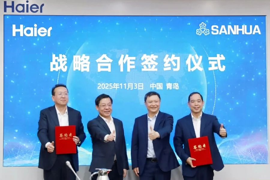 Sanhua и Haier выводят стратегическое партнерство на новый уровень, делая ставку на «зеленые» технологии