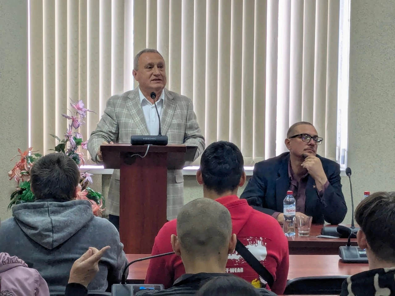 выступление зав. кафедрой холодильной и торговой техники имени Осокина В.В. Ржесика Константина Адольфовича