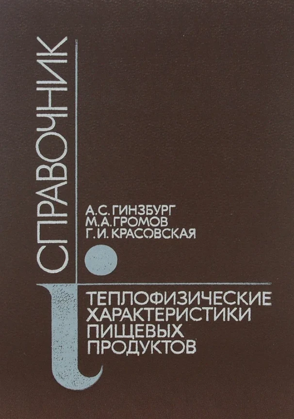 Тепло-физические характеристики пищевых продуктов Тепло-физические характеристики пищевых продуктов