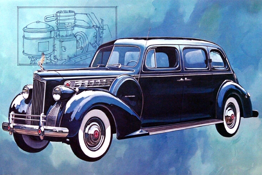 Первый автомобиль с кондиционером Packard 180 Первый автомобиль с кондиционером Packard 180