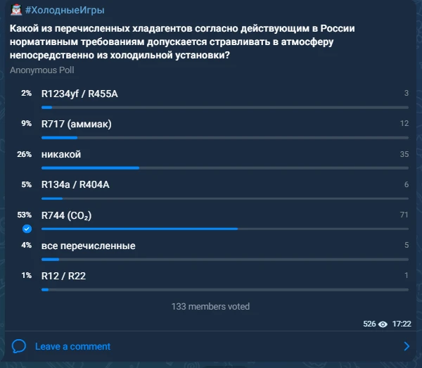Вопрос викторины