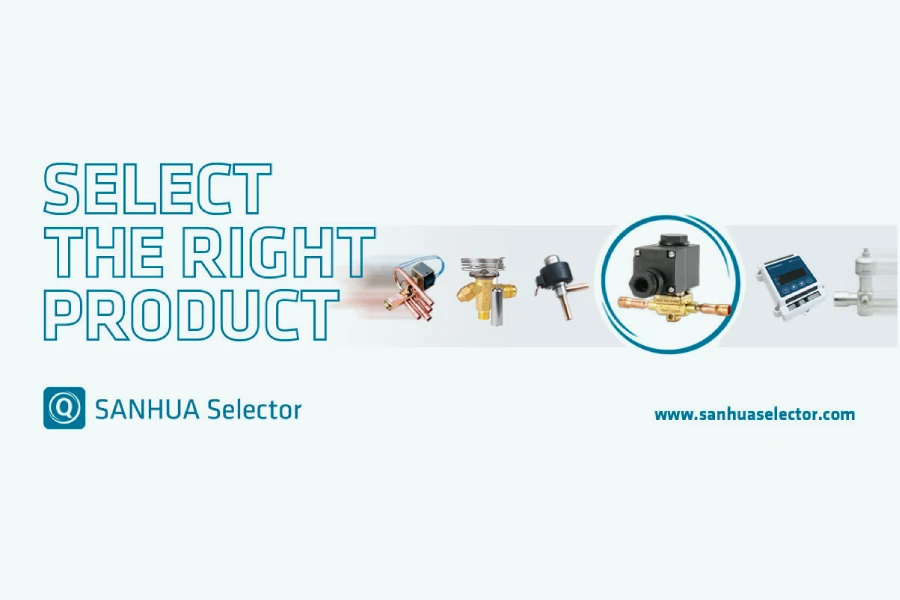 онлайн-инструмент для подбора компонентов холодильных систем  Sanhua Selector