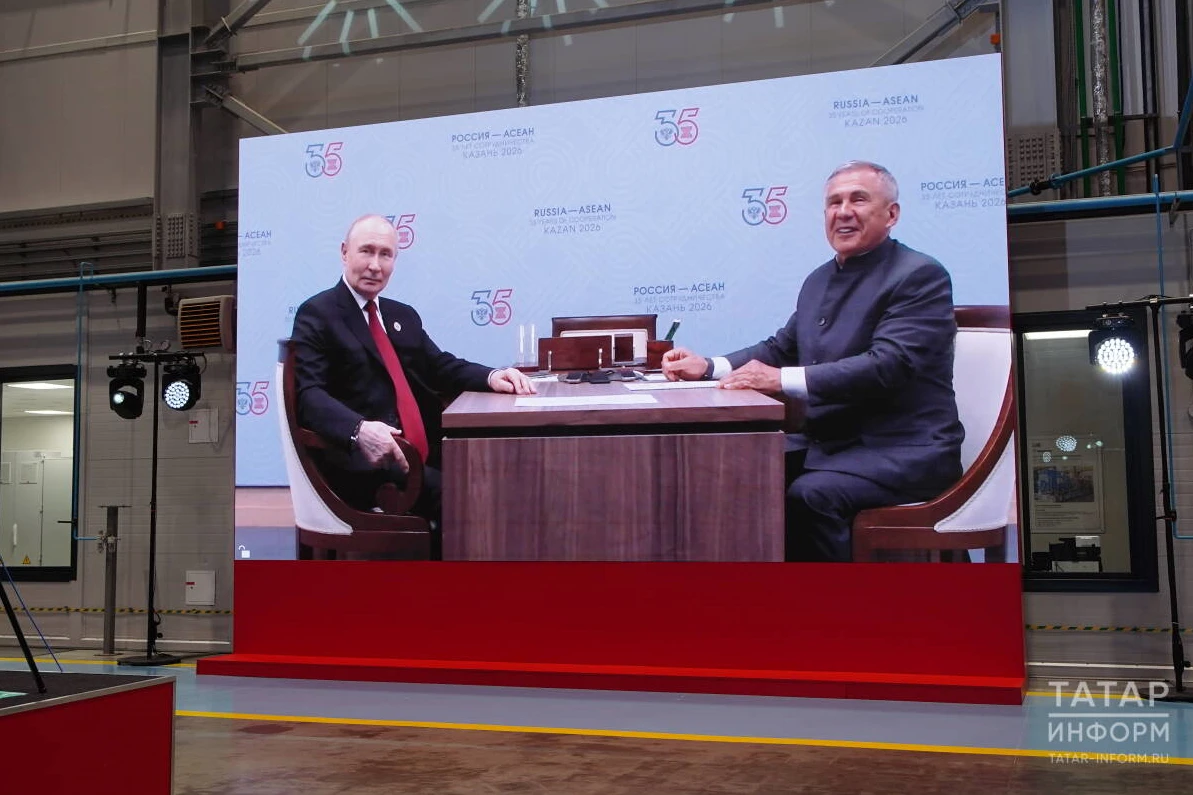 Путин дал старт работе производства компрессорных агрегатов СПГ в Зеленодольске Путин дал старт работе производства компрессорных агрегатов СПГ в Зеленодольске