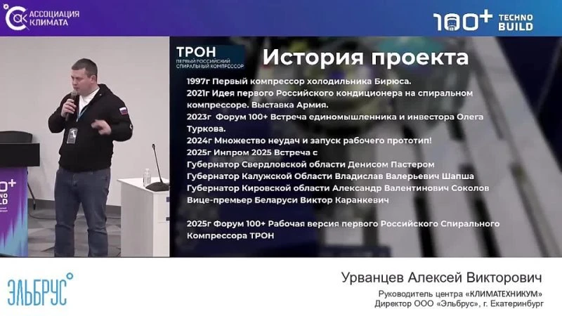 История создания российского спирального компрессора ТРОН для систем кондиционирования История создания российского спирального компрессора ТРОН для систем кондиционирования