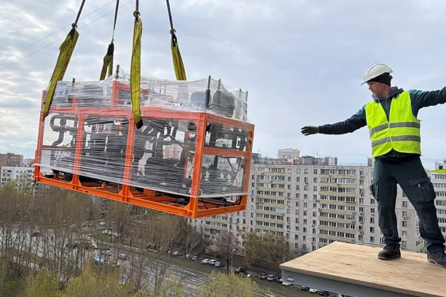 Академия КриоФрост переезжает в Москву: уникальная операция по подъёму учебных CO₂-установок на 10-й этаж Академия КриоФрост переезжает в Москву: уникальная операция по подъёму учебных CO₂-установок на 10-й этаж