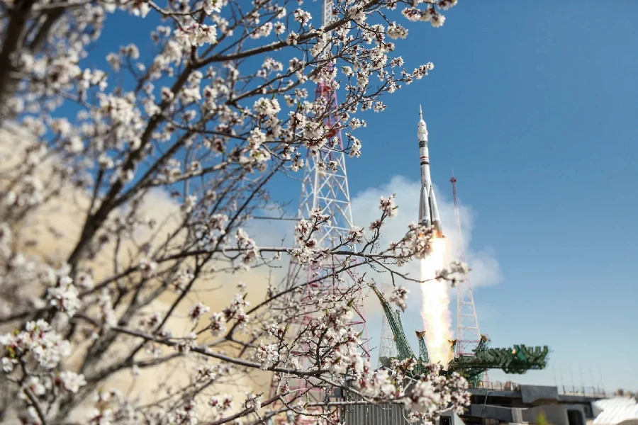 Запуск ракеты-носителя «Союз-2.1а» с пилотируемым кораблем «Союз МС-27» на Байконуре
Фото: предоставлено пресс-службой МАЕР Запуск ракеты-носителя «Союз-2.1а» с пилотируемым кораблем «Союз МС-27» на Байконуре
Фото: предоставлено пресс-службой МАЕР