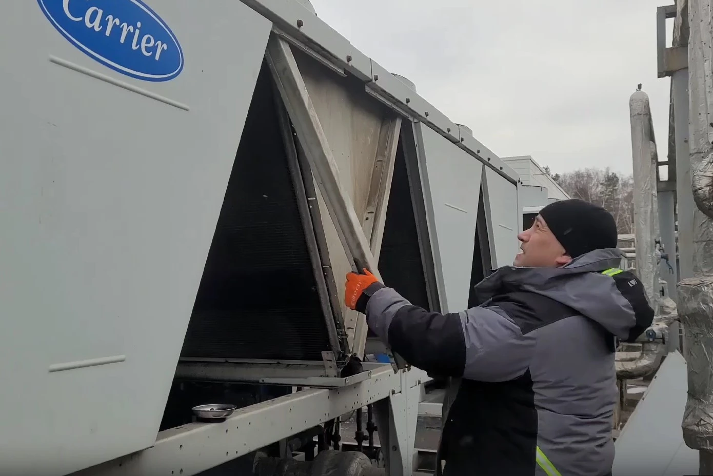 Ремонт конденсатора чиллера Carrier: газодинамическое напыление Ремонт конденсатора чиллера Carrier: газодинамическое напыление
