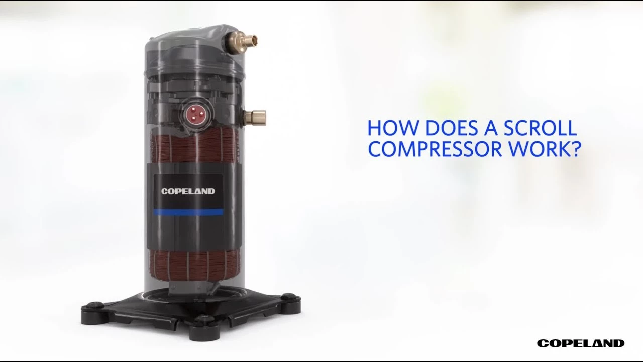 Как работает спиральный компрессор?