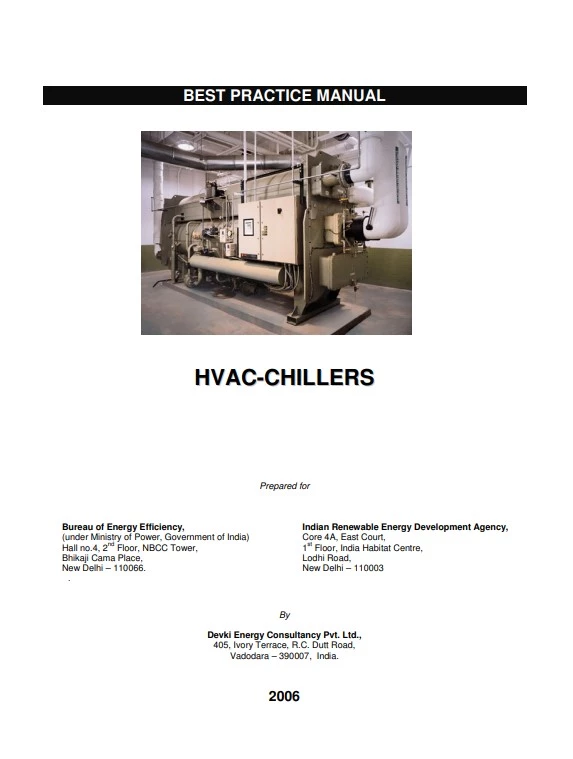 HVAC chillers. Best practice manual