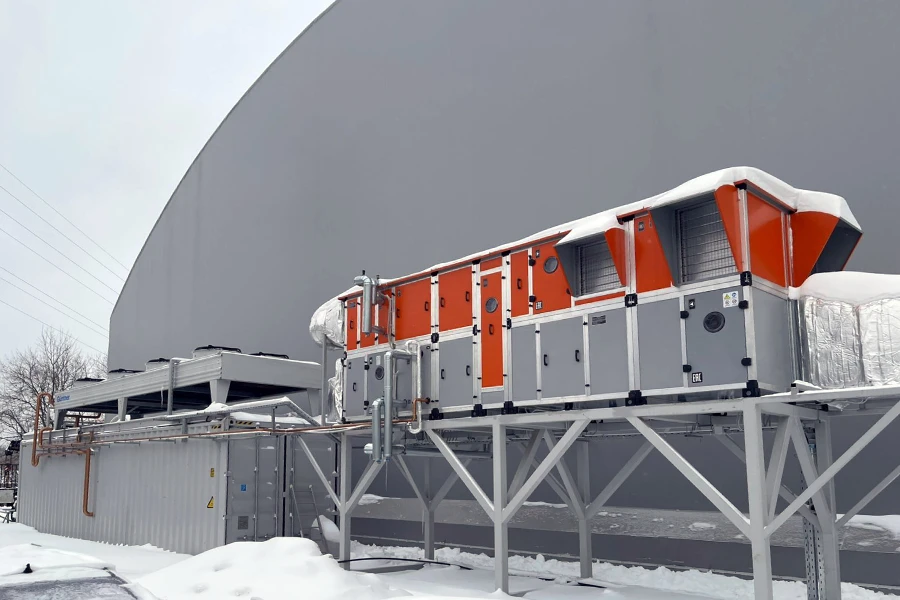 Системы холодоснабжения и вентиляции для ледовой арены