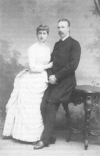 Камерлинг-Оннес с супругой Элизабет