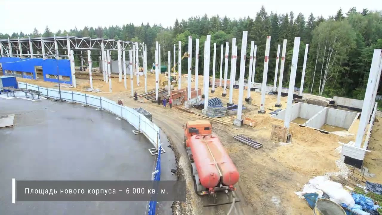 Ход строительства нового корпуса завода «ТехноФрост»